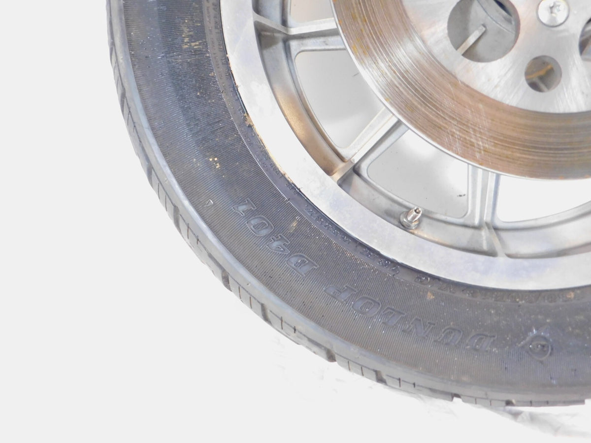 Harley Davidson Dyna Softail & Sportster 883 Cast Rear Wheel Rim & Tire - BENT - C3 Cycle