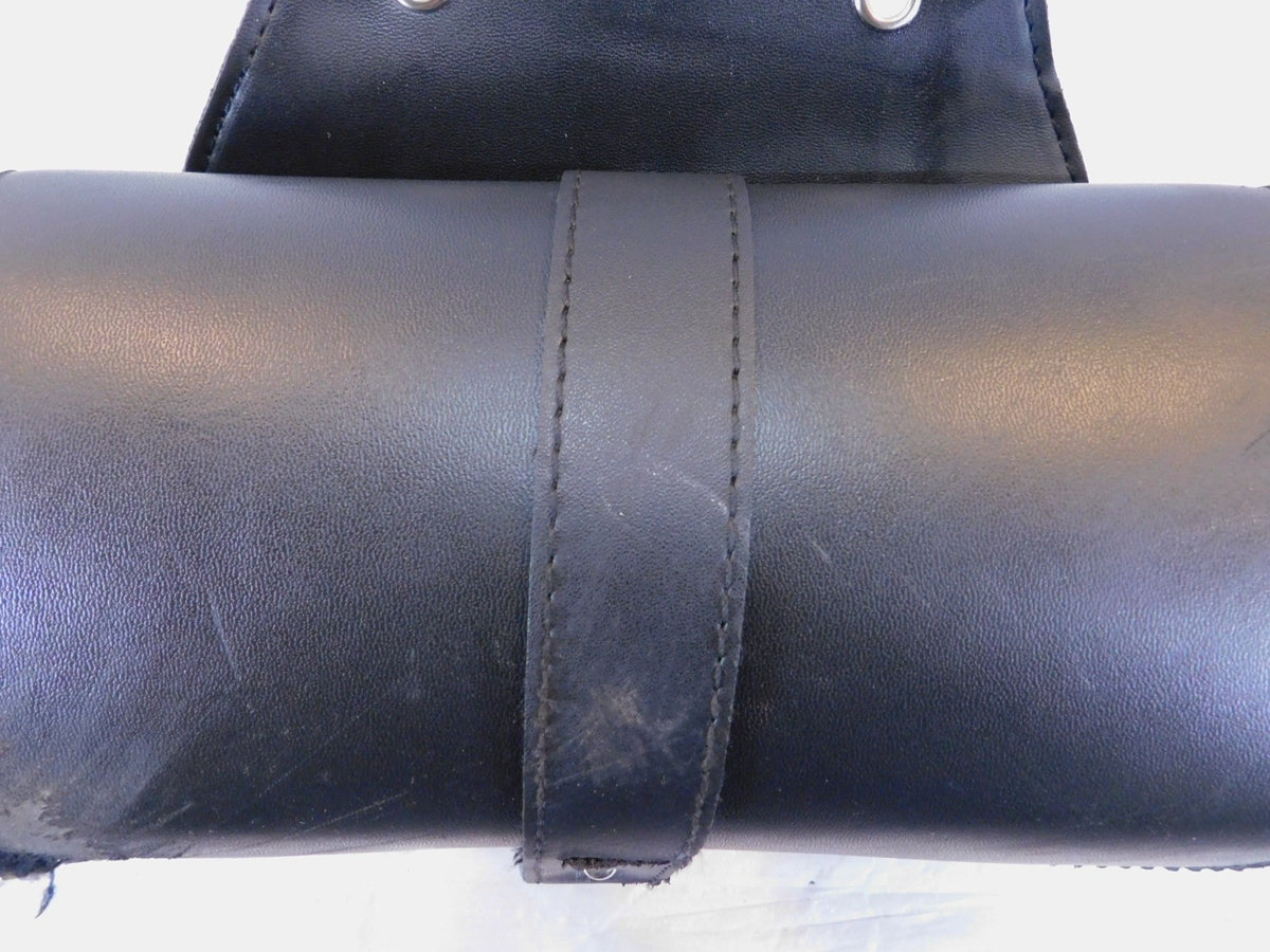 Yamaha Virago 700 XV700 Left/ Right Rear Black Dual Luggage Container Saddlebags - C3 Cycle