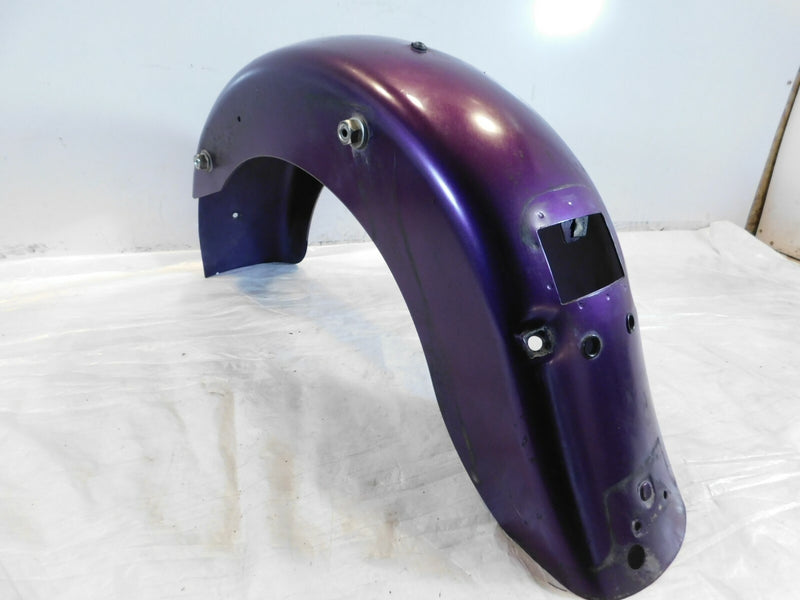 01-05 Harley Touring Road King & Electra Glide Purple Rear Wheel Fender - Dented