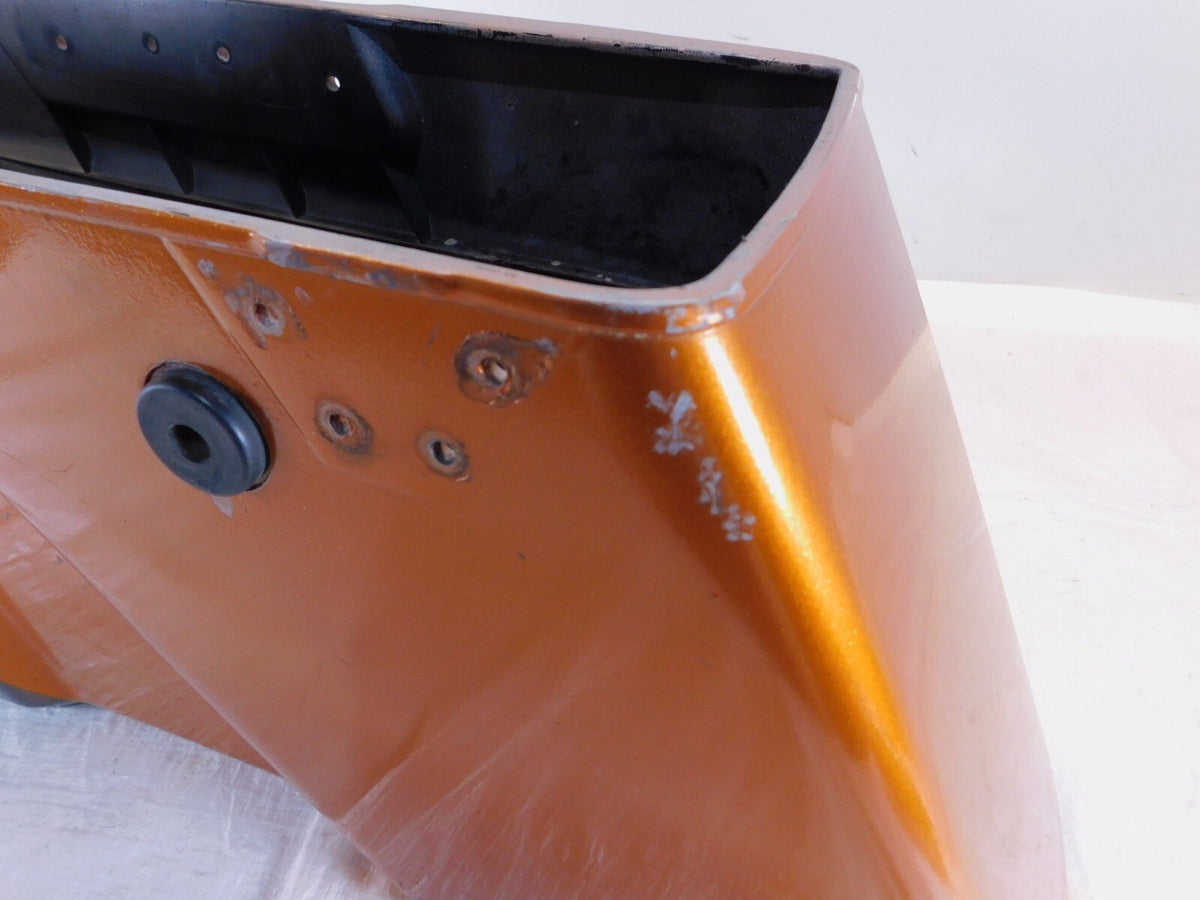 Harley Davidson Road King Street & Electra Glide Orange Right Saddlebag Bottom - C3 Cycle