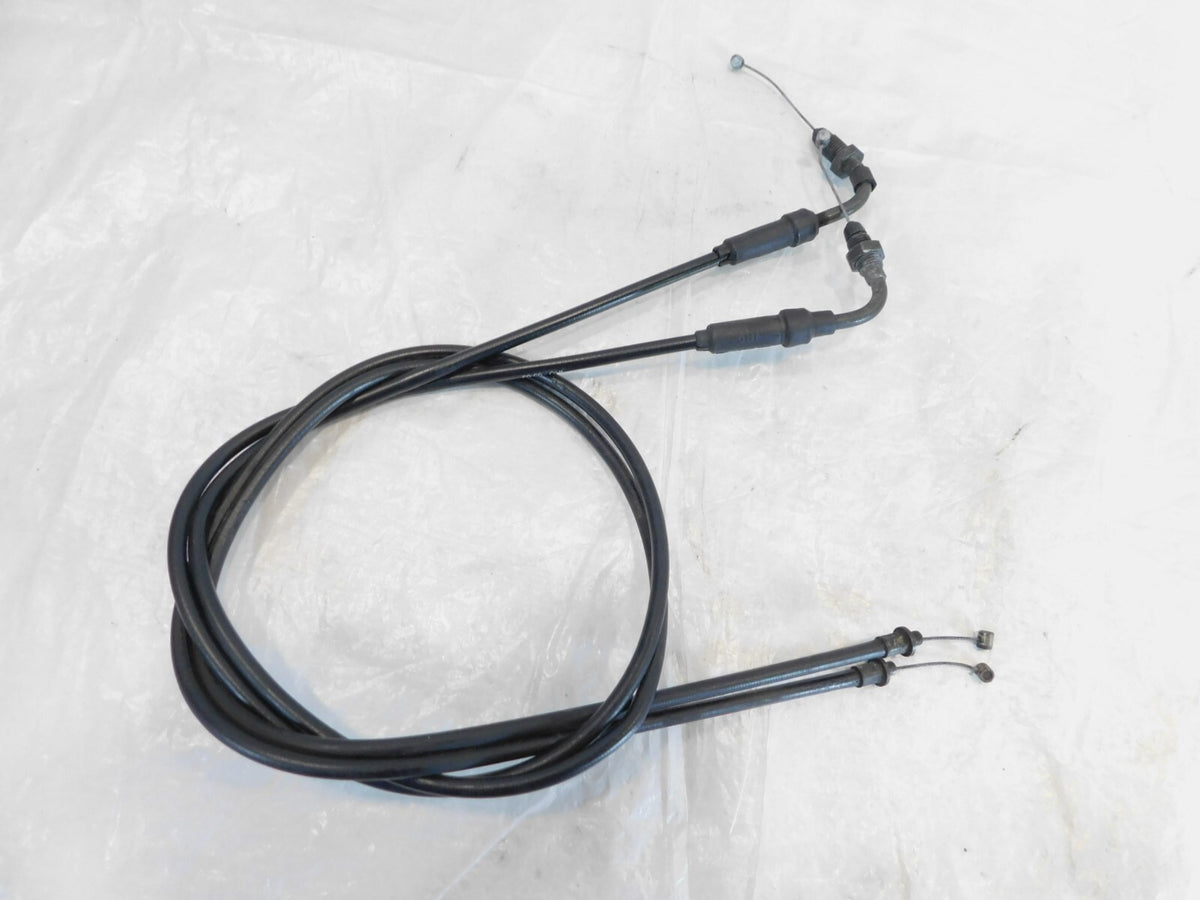 Moto Guzzi California 1100 Special Sport Alu Titanium Throttle Open/Close Cables - C3 Cycle
