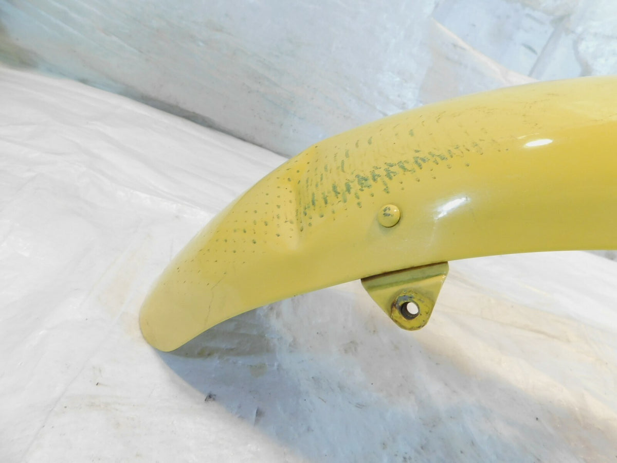 1996 & 1997 Kawasaki Vulcan 1500L Yellow Front Wheel Fender Mudguard - Dents - C3 Cycle