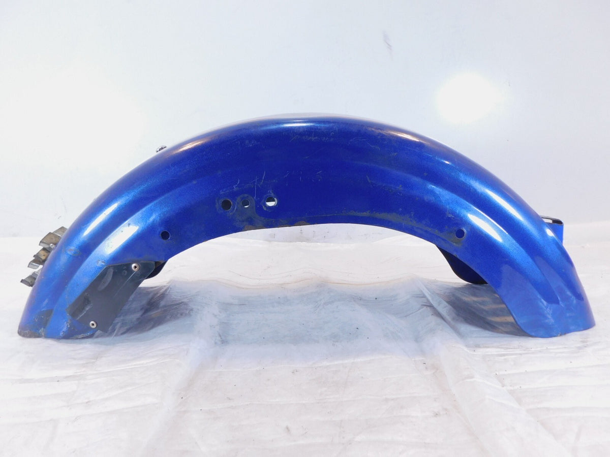 1981-1993 Harley Davidson Sportster 883 1100 1200 Silver Blue Rear Cover Fender - C3 Cycle