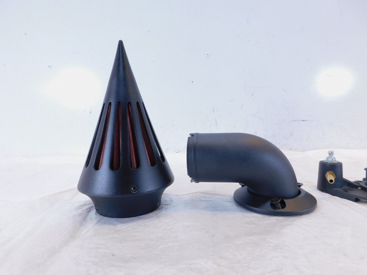 Harley Davidson Sportster 883 & 1200 Black Spike Cone Air Intake Cleaner Filter - C3 Cycle