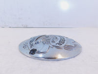 Harley Evo Softail Dyna & FXR Engine Live to Ride Chrome Derby Clutch Cap Cover - C3 Cycle