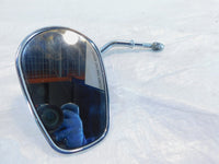 Harley Dyna Sportster Softail FXR & Sportster Front Left Chrome Rear View Mirror - C3 Cycle