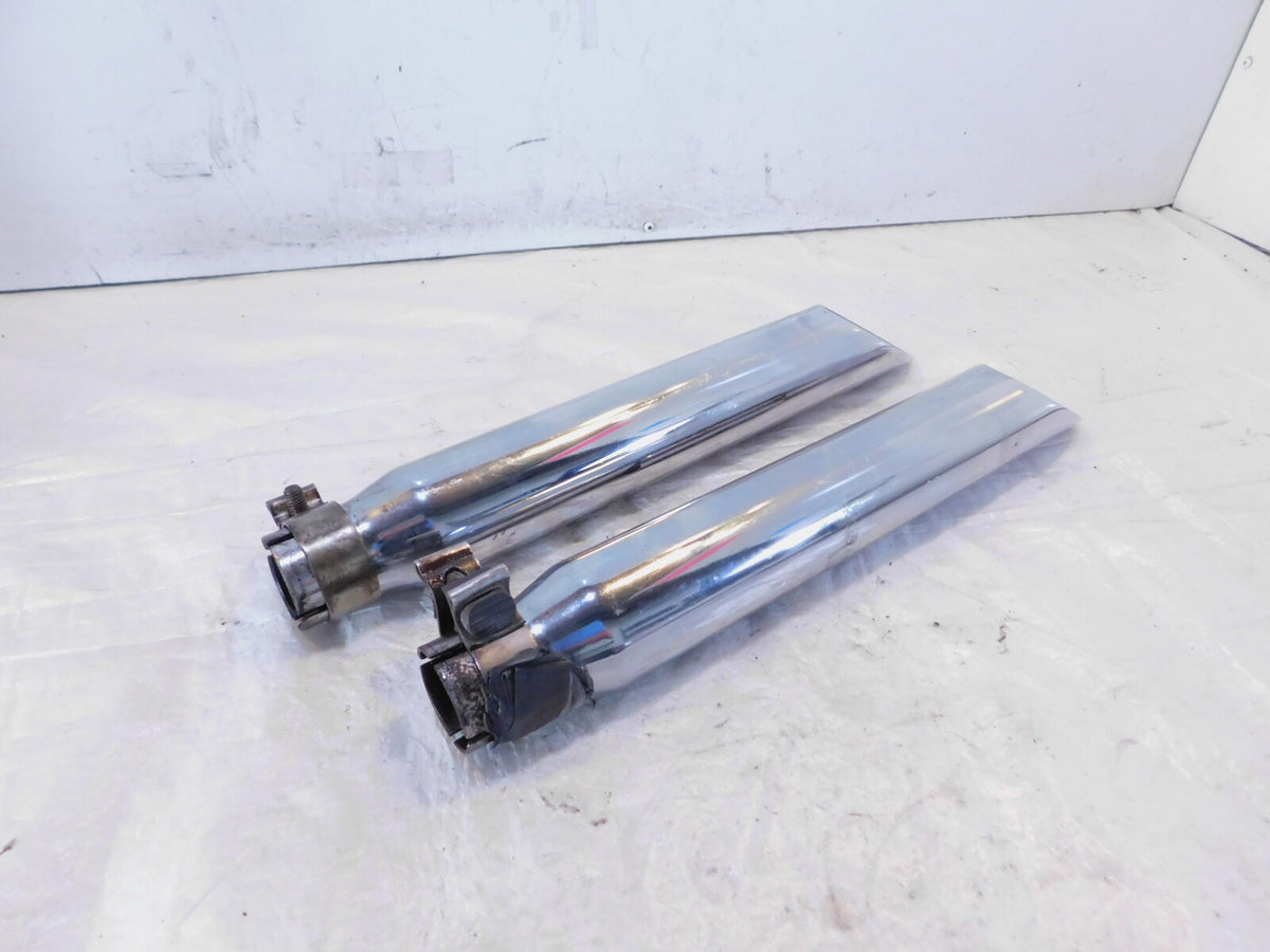 1991-1994 Harley Davidson Dyna Low Rider & Wide Glide Slash Cut Pipe Mufflers - C3 Cycle