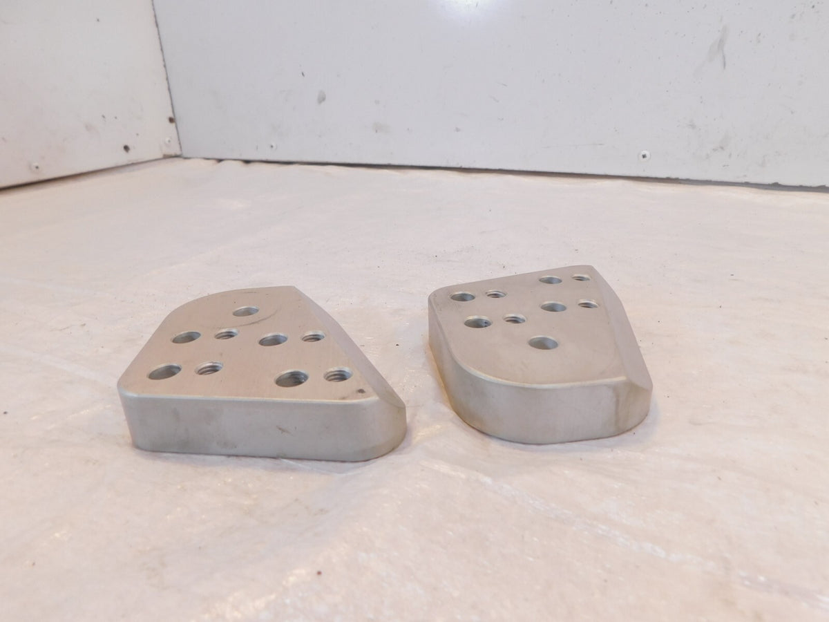 2010-2013 BMW R1200RT R900RT Left/Right Handlebar Handle Bars Riser Plate Blocks - C3 Cycle