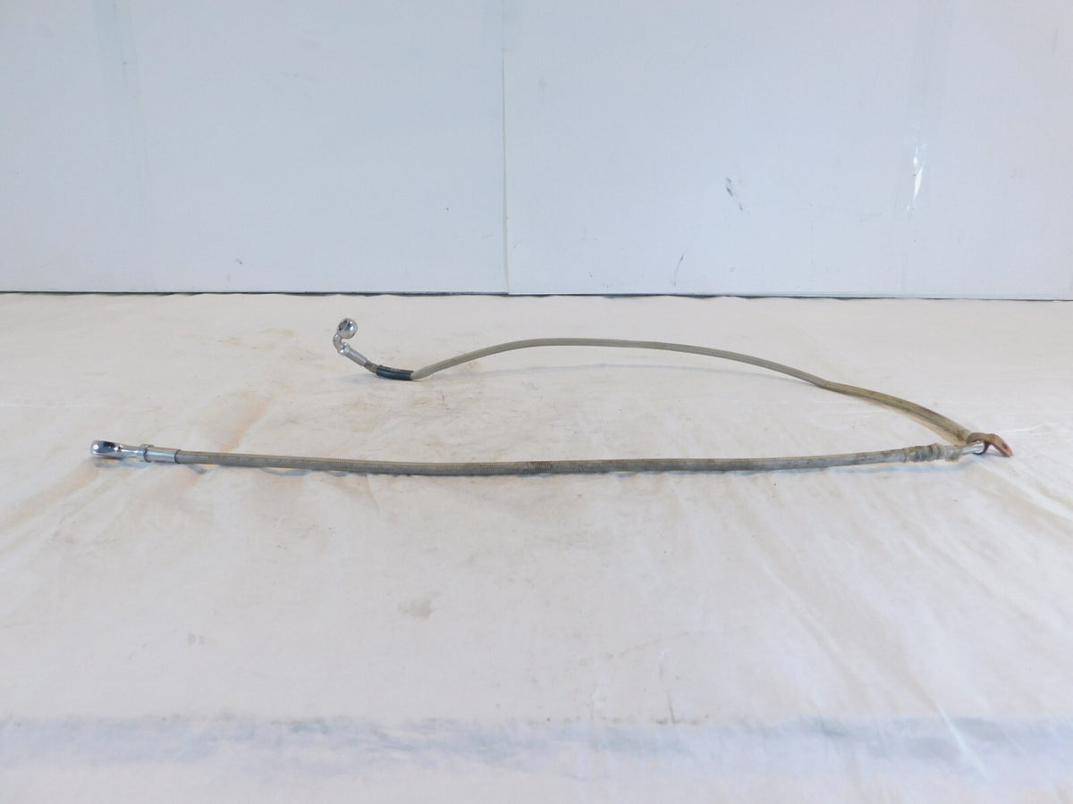 Harley Davidson Sportster 883 Hugger & 1200 Braided Front Brake Line Hose - C3 Cycle