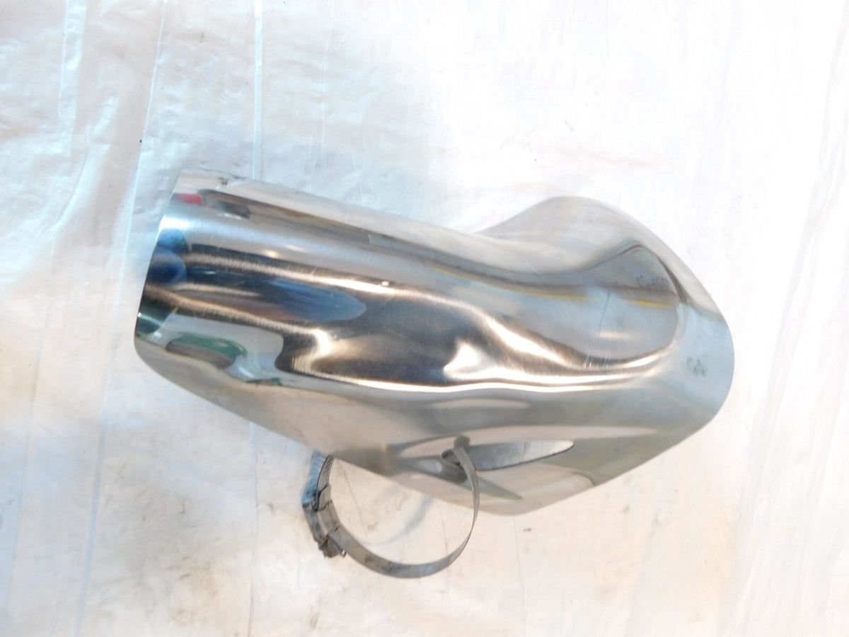 08-17 Suzuki Hayabusa Busa GSX1300 Left Exhaust Pipe Muffler Heat Shield Cover - C3 Cycle