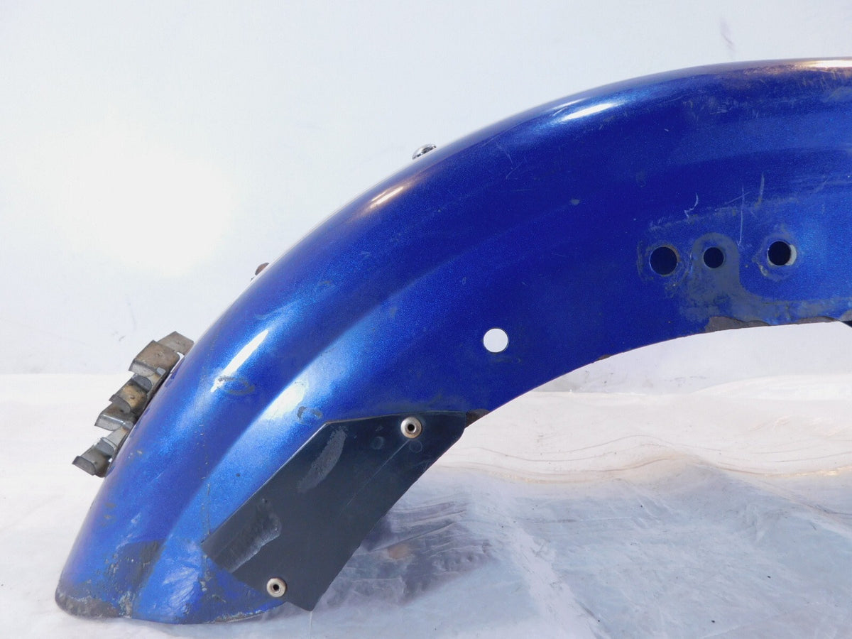 1981-1993 Harley Davidson Sportster 883 1100 1200 Silver Blue Rear Cover Fender - C3 Cycle