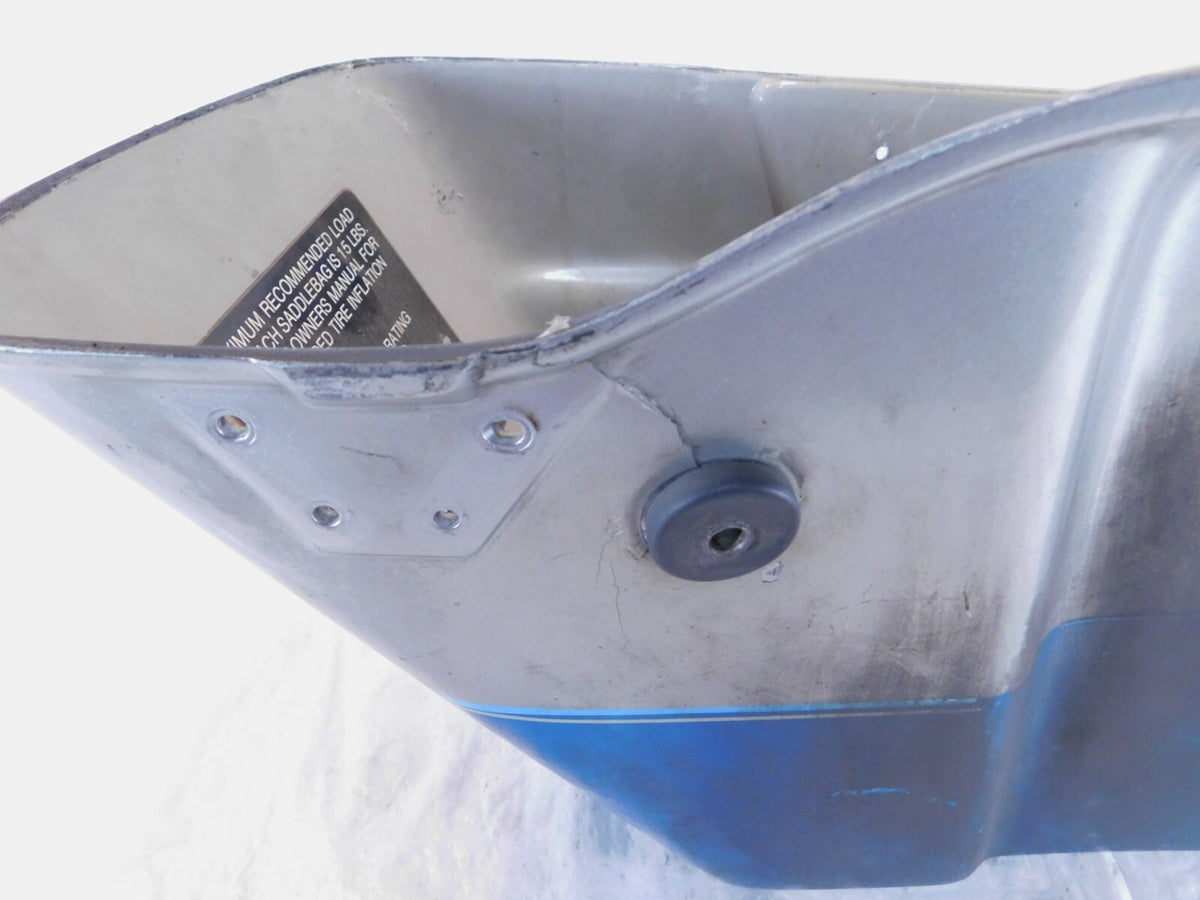 Harley Davidson Road King Street & Electra Glide Blue Right Saddlebag Bottom - C3 Cycle