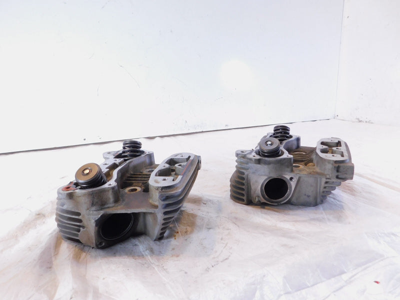 Harley Davidson Sportster 883 Cylinder Heads w/ Valves 16662-86B & 16663-86B