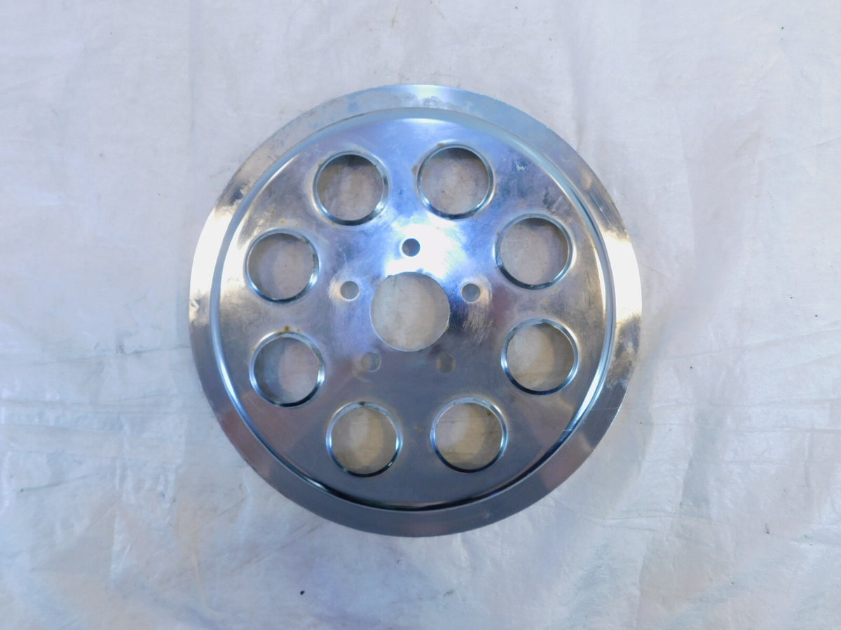 Harley EVO Softail Dyna & Electra Glide Rear Wheel Pulley Sprocket Chrome Cover - C3 Cycle