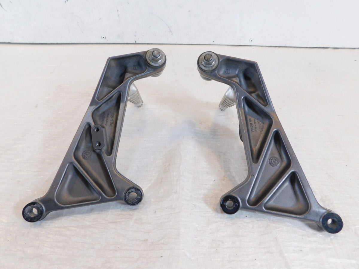 2002-2003 Aprilia SL1000 Falco Grey Left/Right Footrest Foot Peg Mounts
