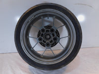 2007 2008 2009 Aprilia Shiver 750 SL750 Gray Rear Wheel Rim & Brake Rotor - C3 Cycle