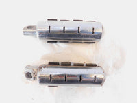 Pair Harley Touring FXR Dyna Sportster & Softail Black ISO Peg Footpeg Footrests - C3 Cycle