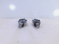 Harley Touring FXR Dyna Sportster & Softail Chrome & Rubber Footpegs Footrests - C3 Cycle