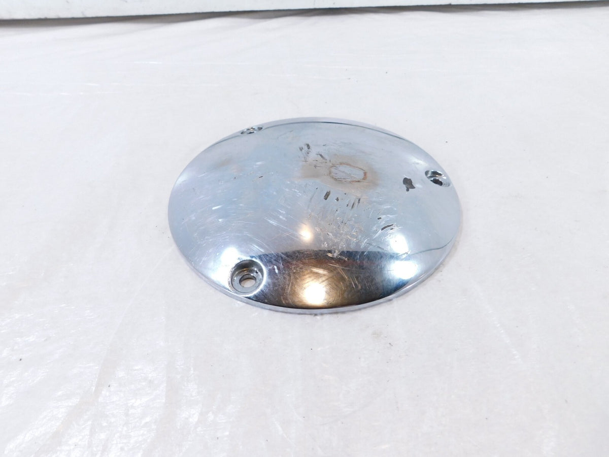 Harley Evo Softail Dyna & FXR Left Engine Motor Chrome Derby Clutch Cap Cover