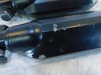 Harley Davidson Touring FXR Dyna Sportster & Softail Black Footpegs Footrests - C3 Cycle