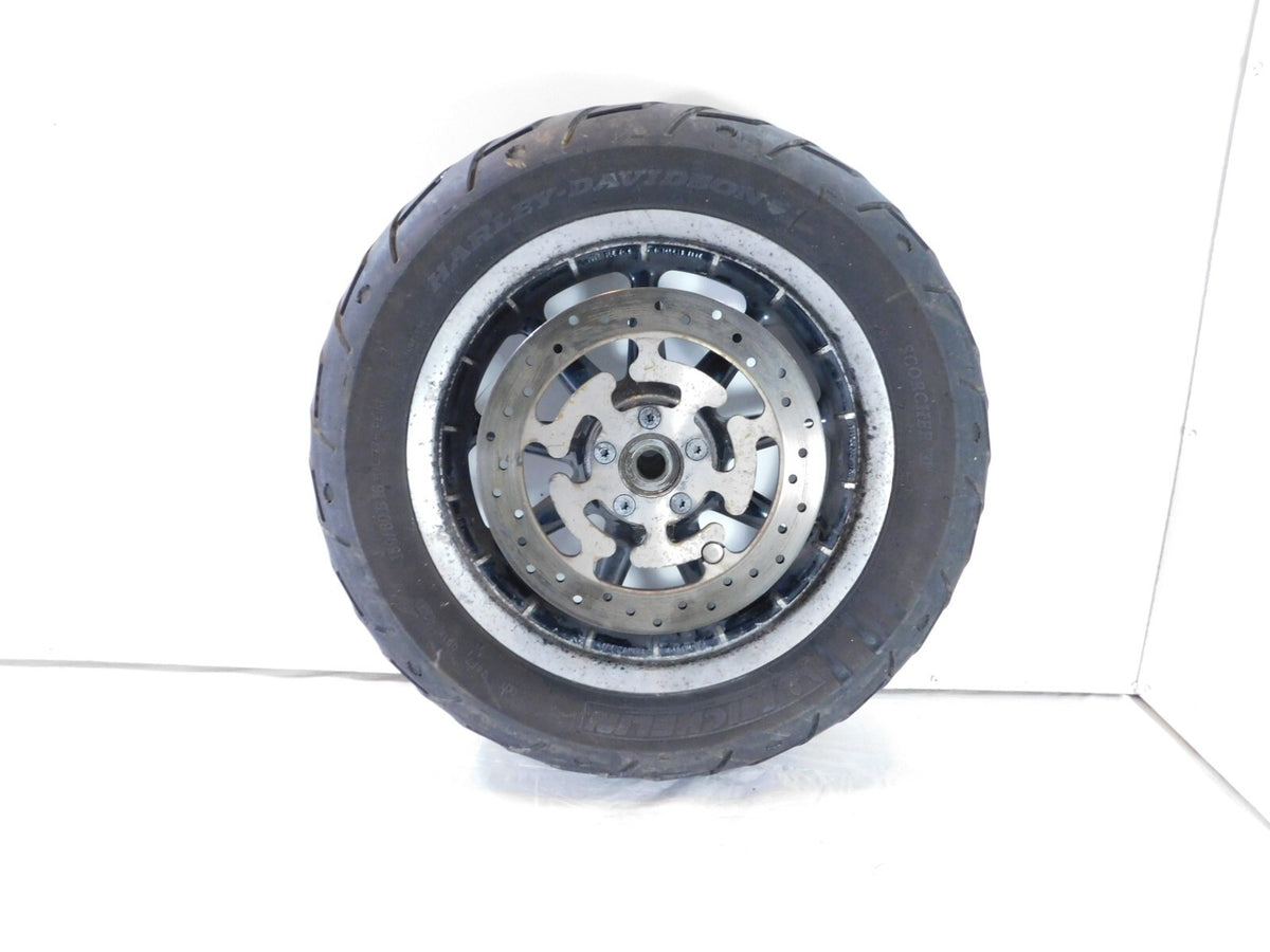 Harley Touring Road Street & Electra Glide Gloss Black Mag Cast Rear Wheel Rig - C3 Cycle