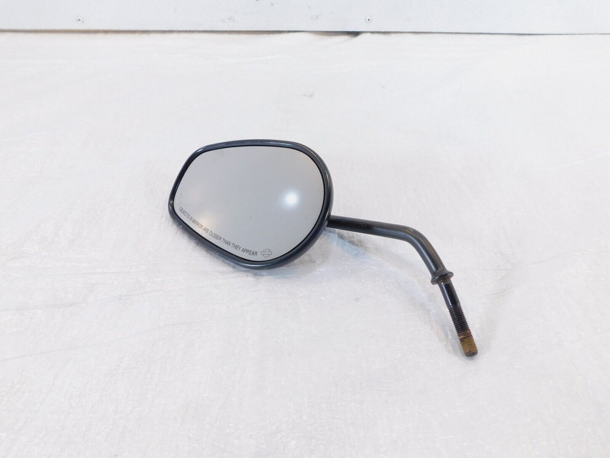 Harley Davidson FXR & Softail & Dyna & Sportster Black Left Rear View Mirror - C3 Cycle