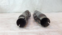 2007 Harley Davidson FLSTN Softail Deluxe Front Rear Exhaust Muffler Pipes - C3 Cycle