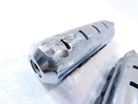 Harley Touring FXR Dyna Sportster & Softail Chrome & Rubber Footpegs Footrests - C3 Cycle