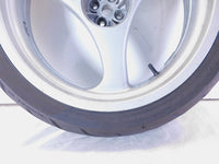 BMW R1100R R1100RT R1100RS R850R & K1 K1100LT Cast Silver Rear Wheel Rim & Tire - C3 Cycle