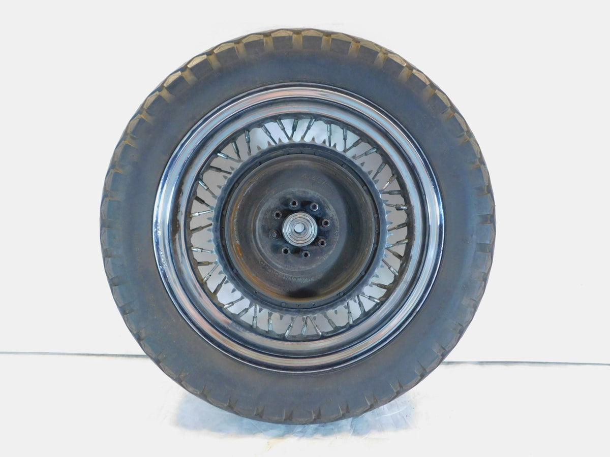 1970-1977 Harley Davidson XLH Ironhead Sportster 900 1000 Laced Rear Wheel -BENT - C3 Cycle