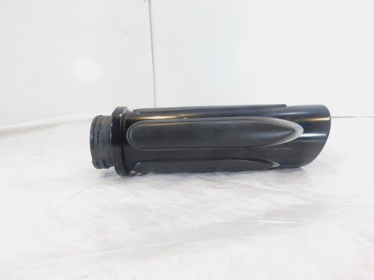 Harley Davidson Dyna Softail Sportster Rubber & Metal Handlebar Right Hand Grip