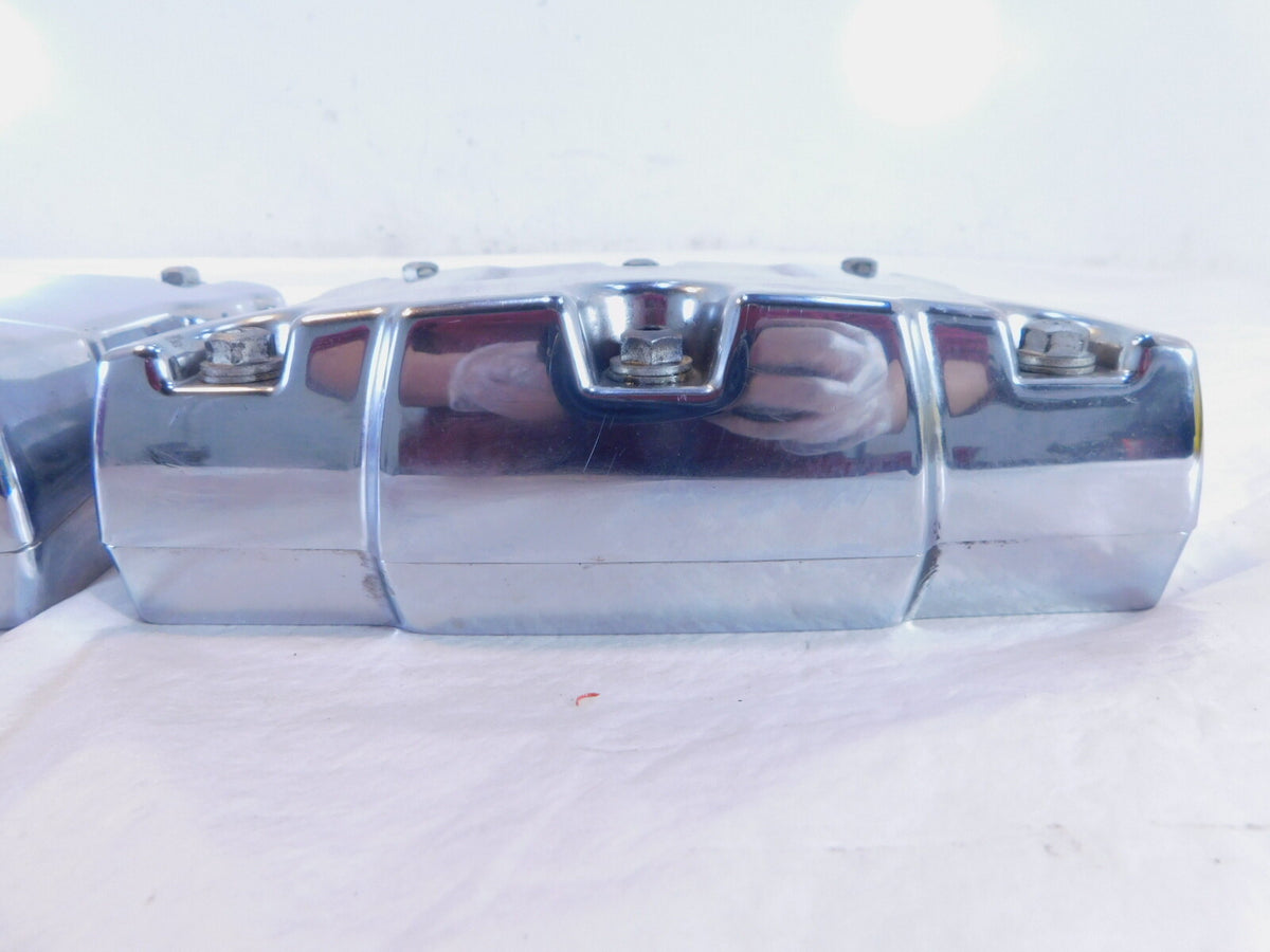 Harley Davidson Touring Dyna & Softail Chrome Cylinder Head Rocker Boxes - C3 Cycle
