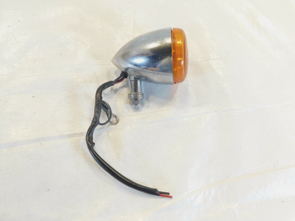 Harley Davidson Sportster Softail Dyna V-Rod Chrome Front Turn Signal Indicator - C3 Cycle