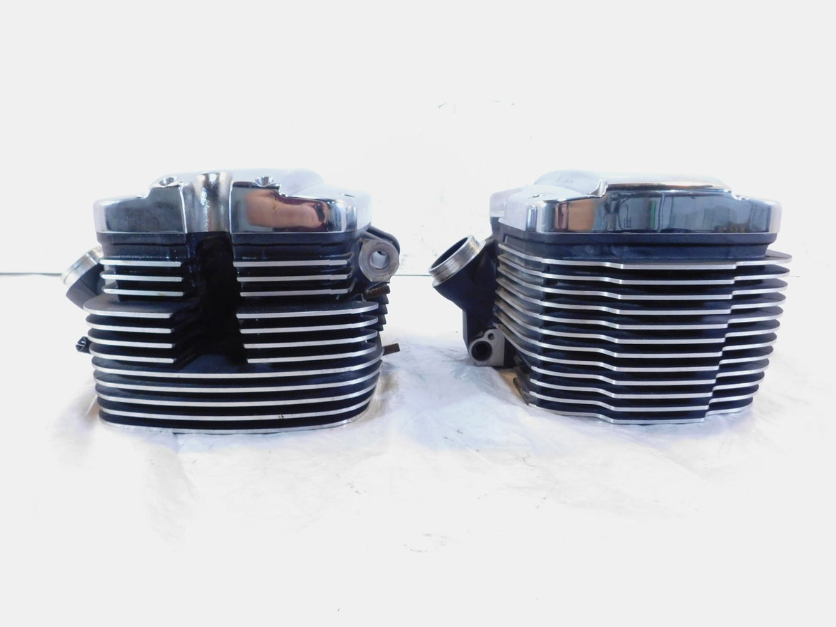 2006 2007 Victory Hammer Kingpin Jackpot & Vegas Black Cylinder Heads w/ Valves - C3 Cycle