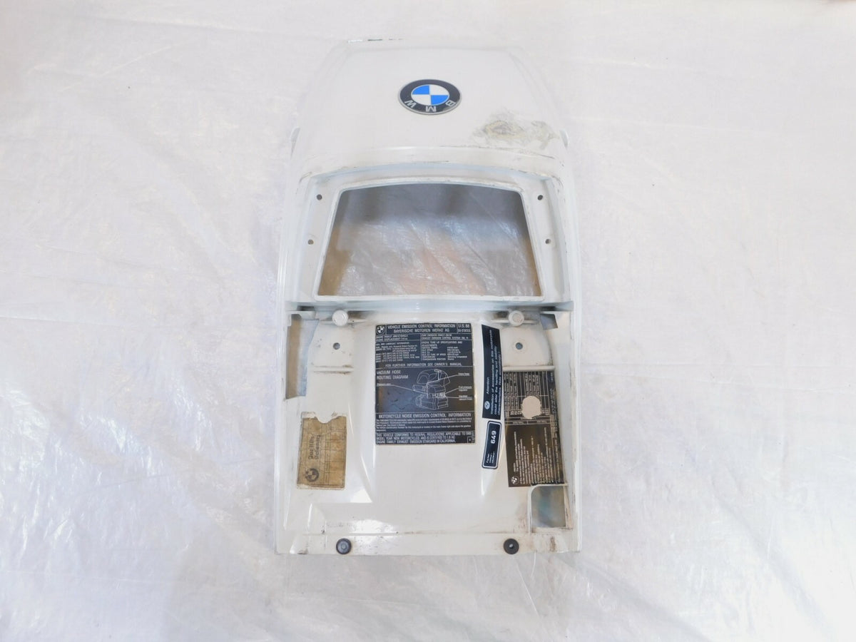 1986-1996 BMW K75 K75C K75S K75RT White Rear Wheel Seat Tail Section & Handles - C3 Cycle