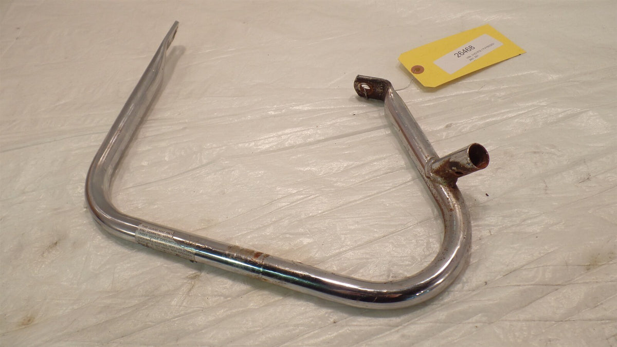Harley Davidson Touring Road King Chrome Left Saddlebag Crash Guard - No Holes - C3 Cycle