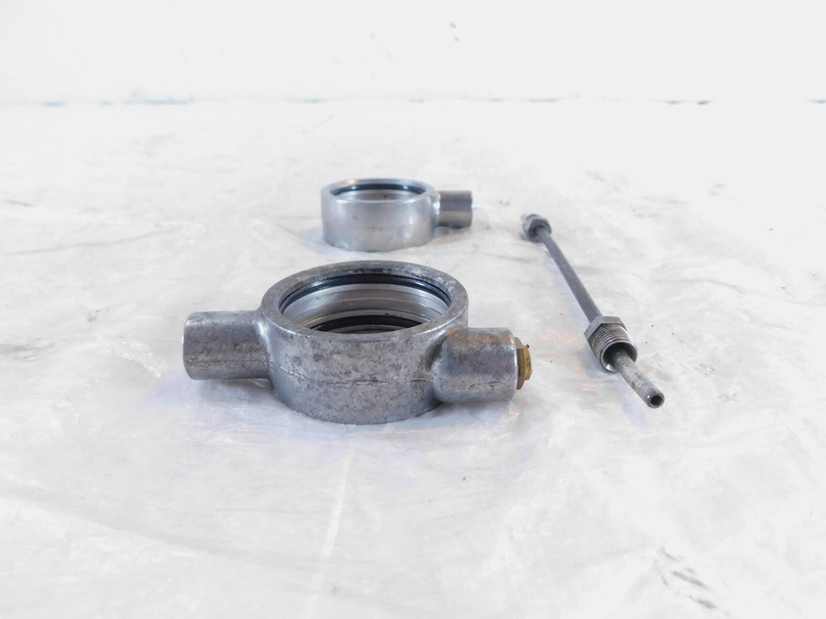 1985-1992 Yamaha V-Max 1200 VMX12 VMX1200 Front Upper Steering Fork Hose Clamp - C3 Cycle