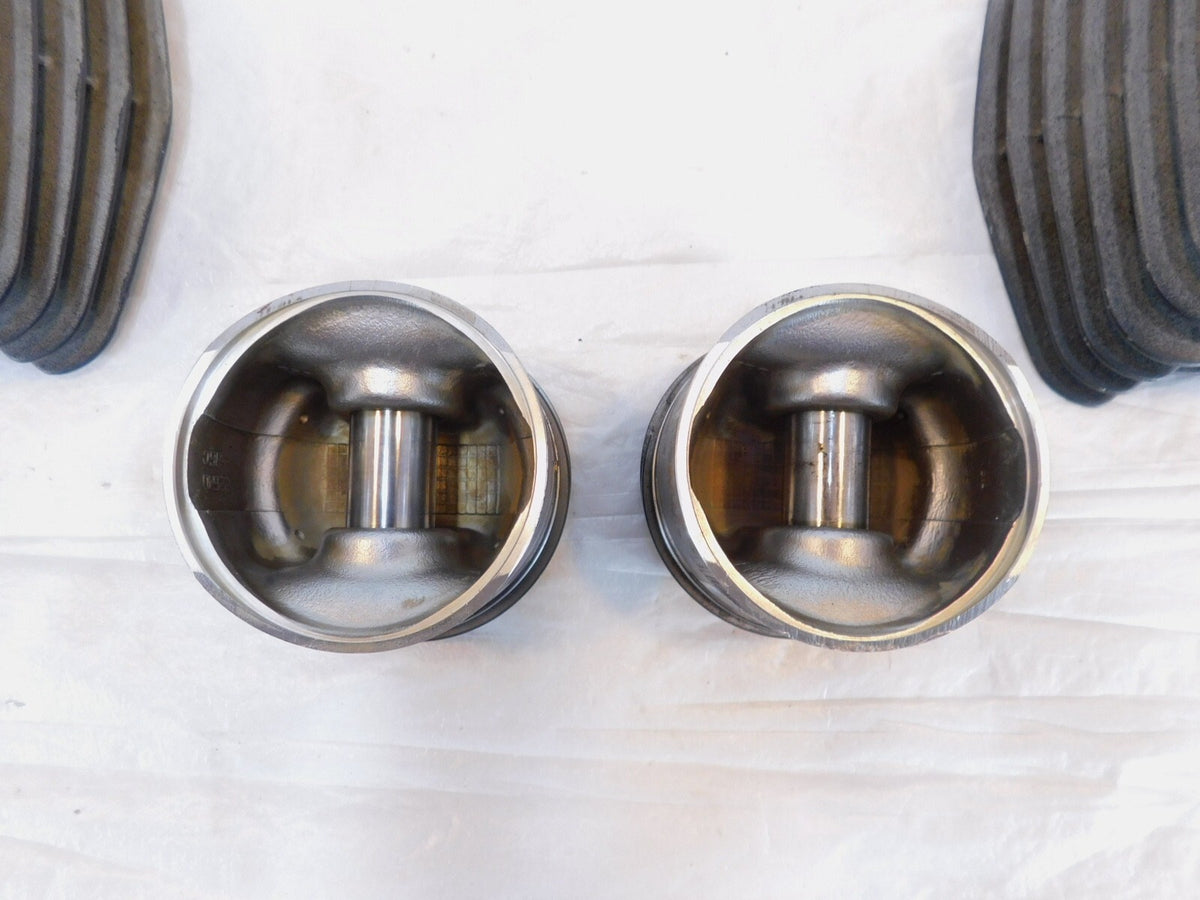 Pair Harley Davidson Sportster 883 Black Engine Cylinder Barrel Jugs w/ Pistons - C3 Cycle