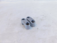1997 1998 1999 2000 BMW F650 Funduro Upper Handlebar Riser Bracket Mount Clamps - C3 Cycle