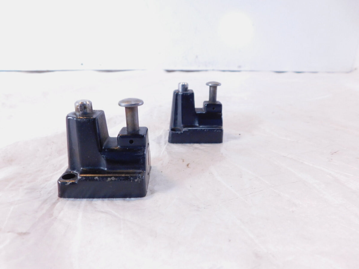 1983 Honda GL650 Silverwing 650 Pair Black Handlebar Top Bridge Locks - NO KEY - C3 Cycle