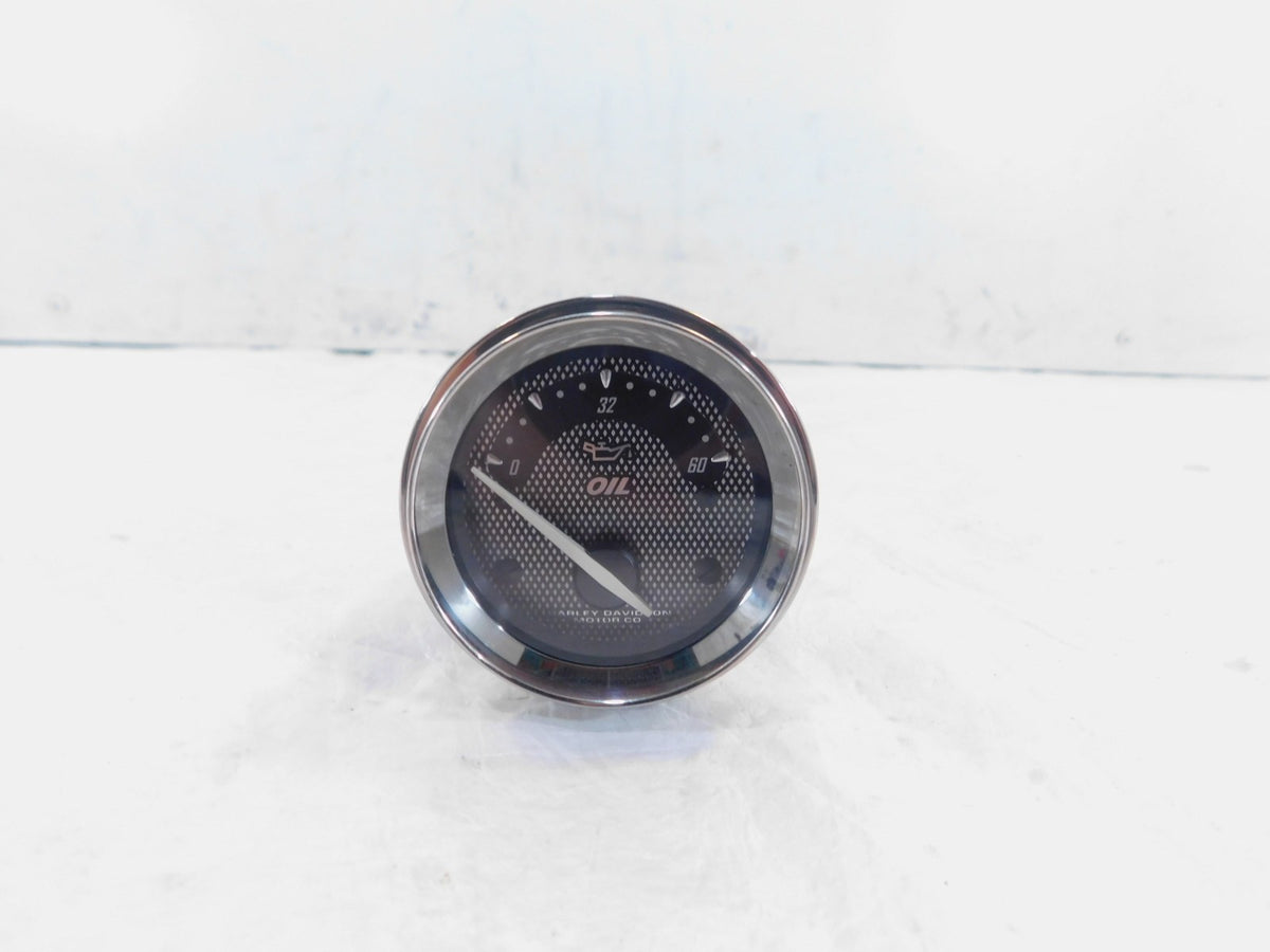 Harley Touring Electra Glide Ultra Classic Aluminum Engine Oil Pressure Gauge - C3 Cycle