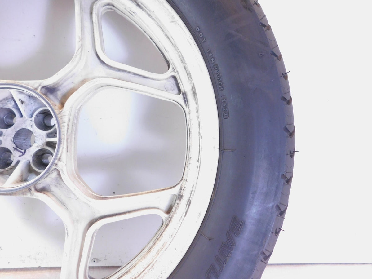 BMW K75 K75S K75RT K75T & K100 K100LT K100RS Silver Cast Rear Wheel Rim 2.75x17" - C3 Cycle