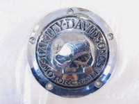 Harley Twin Cam Touring Dyna Softail Willie G Skull Derby Clutch Cover -Damage - C3 Cycle