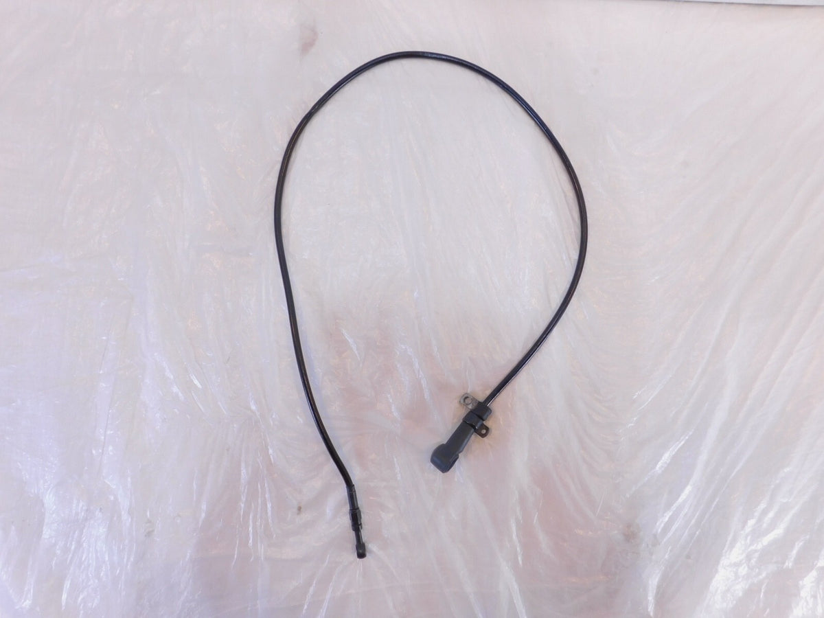 Harley Davidson Sportster 883 Hugger & 1200 Black Front Wheel Brake Line Hose - C3 Cycle