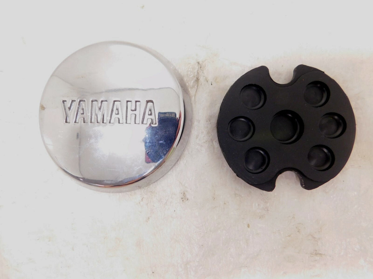 1999-2014 Yamaha Road Star XV1600 XV1700 Generator Cover Cap 2 w/ Damper - Crack - C3 Cycle