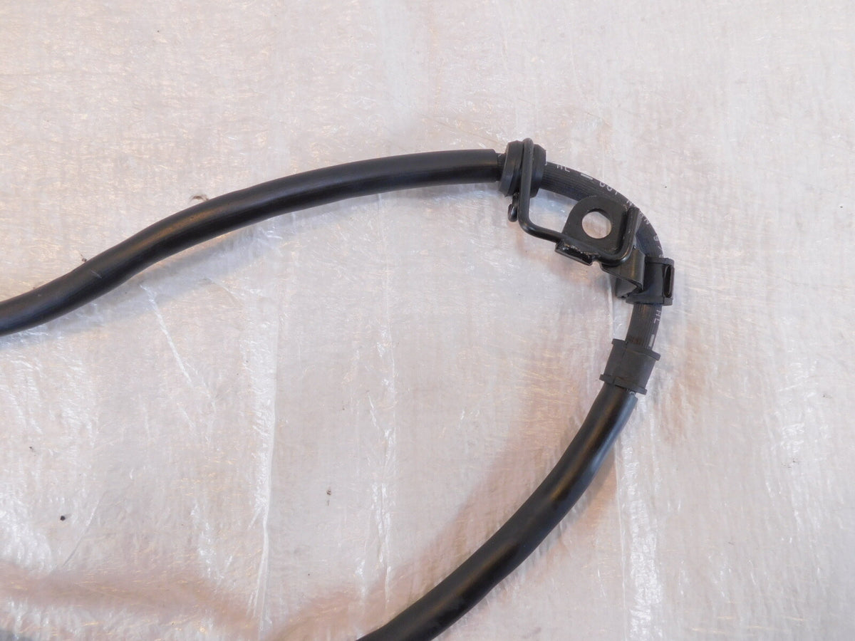1991-1998 Honda Nighthawk CB750 Black Front Brake Caliper Rubber Hose Line Pipe - C3 Cycle