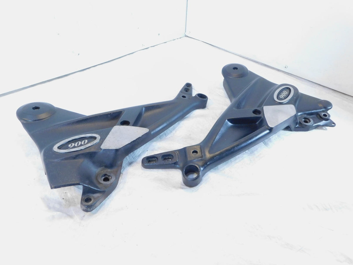 1996-2003 Triumph Trophy 900 Front Left/Right Foot Rest Peg Bracket Mount Plates - C3 Cycle