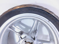 BMW R1100S R1150R R1150RS R1150RT Silver Rear Wheel Rim w/ Tire 5x17" - Bent - C3 Cycle
