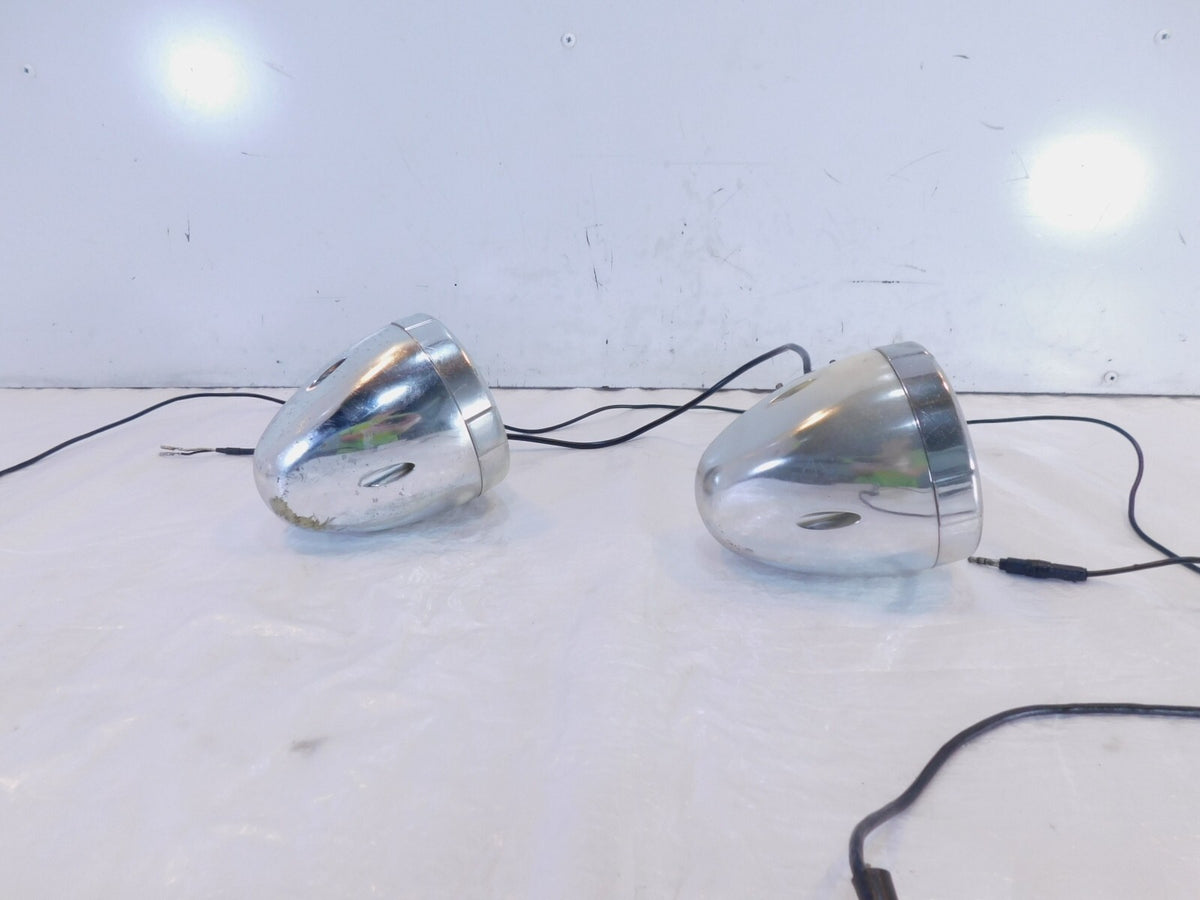 Harley Davidson Softail Dyna Sportster Boss Audio Systems Chrome Speaker System - C3 Cycle