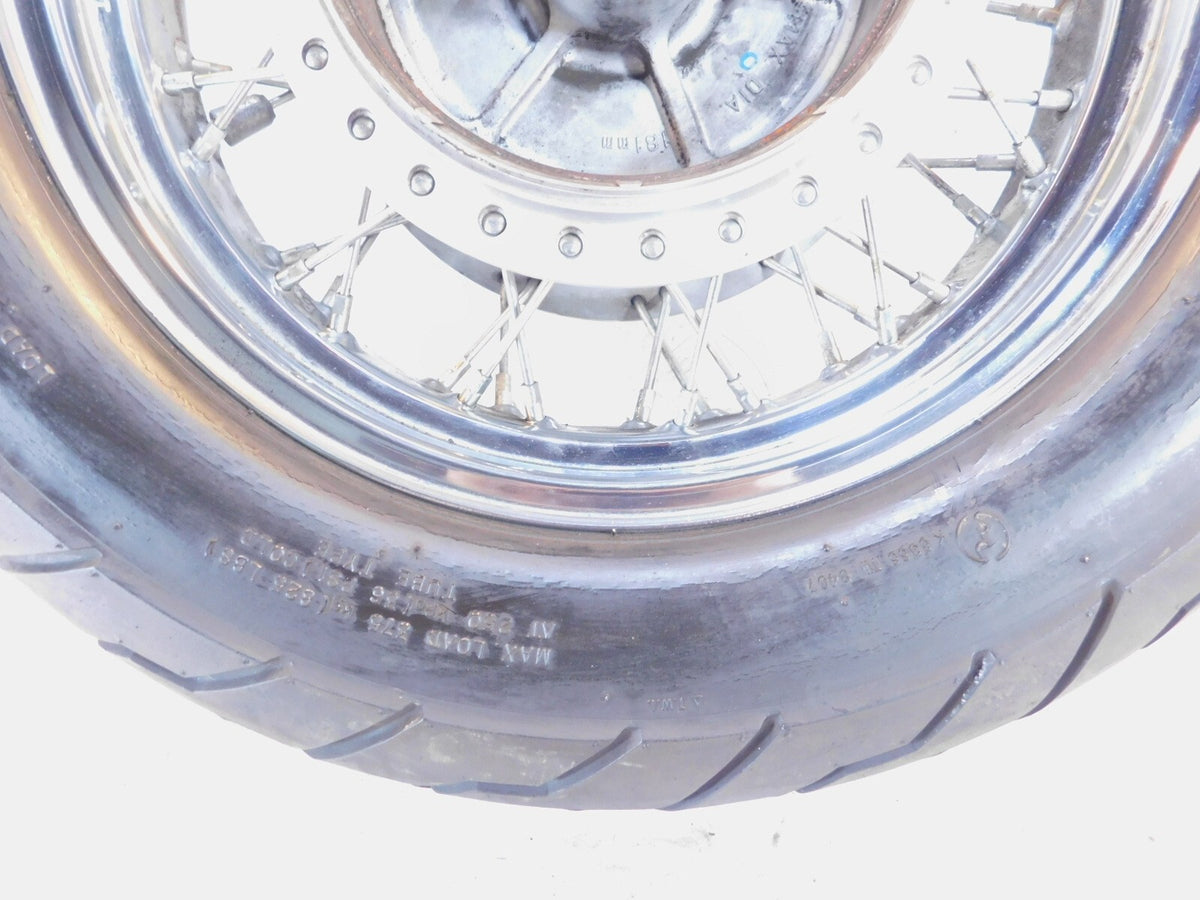 2004-2006 Honda VT750 VT750C Shadow Aero 750 Chrome Laced Rear Wheel Rim & Tire - C3 Cycle